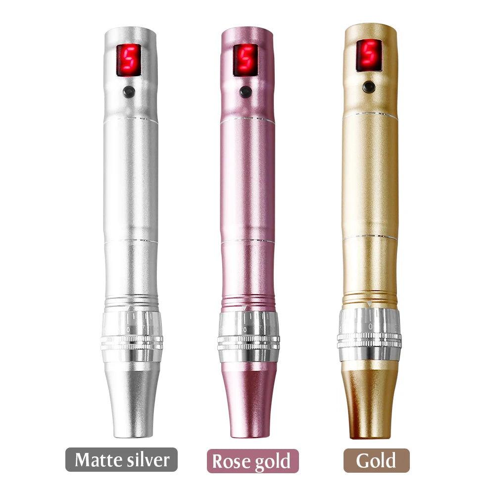 Electric Dr.imp Pen Wireless Dermapen Beuty Care Machine Mute Derma Pen Needle Cartridge Microneedling Tips Nano Micro Needles