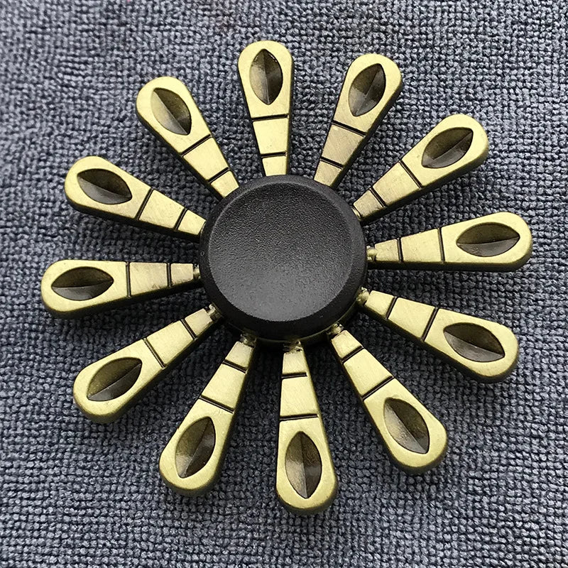 New Bronze Metal Alloy Fidget Spinner R188 Mute Bearing Hand Spinner Fingertip Gyro Stress Relief Toys For Kids Adult