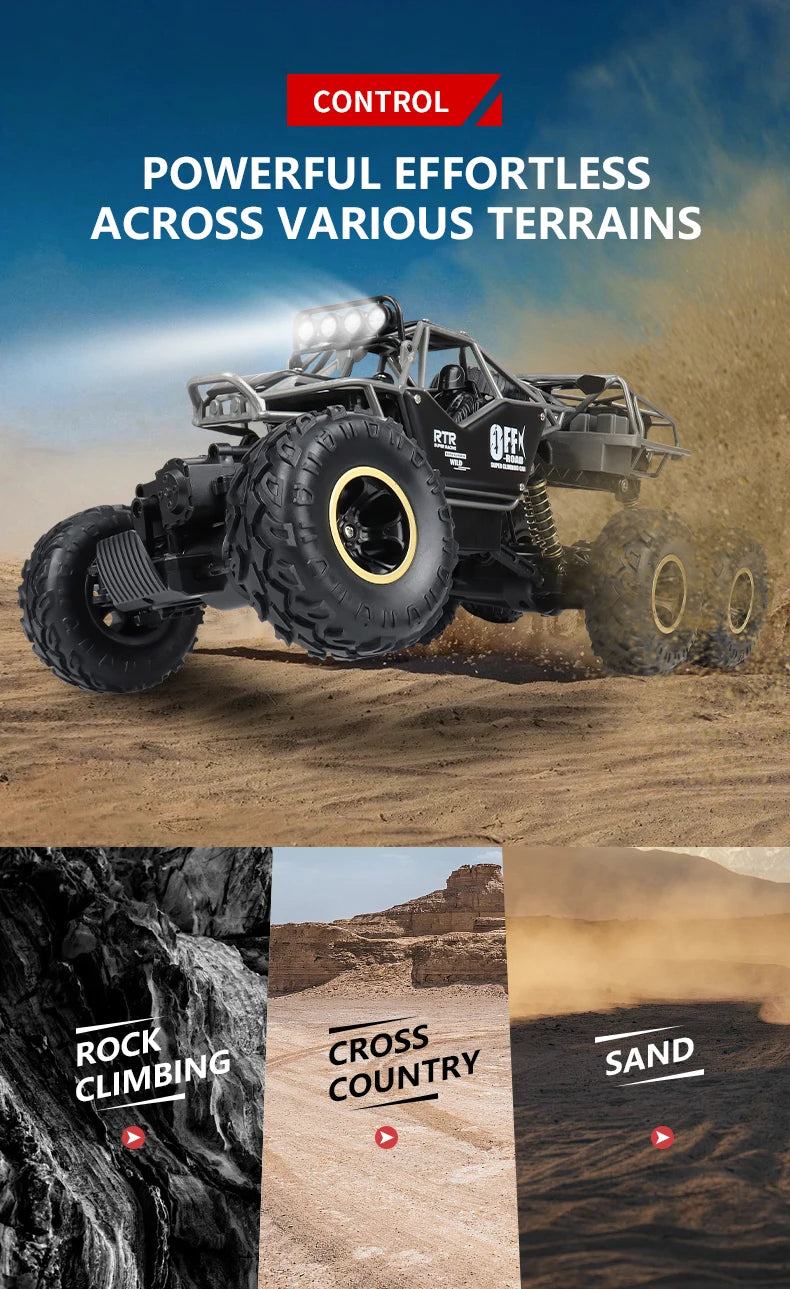 ZWN 1:12 RC Car With Lighting And Rechargeable 2.4G Radio Remote Control Alloy Buggy Off-Road Trucks Boys Toys for Children