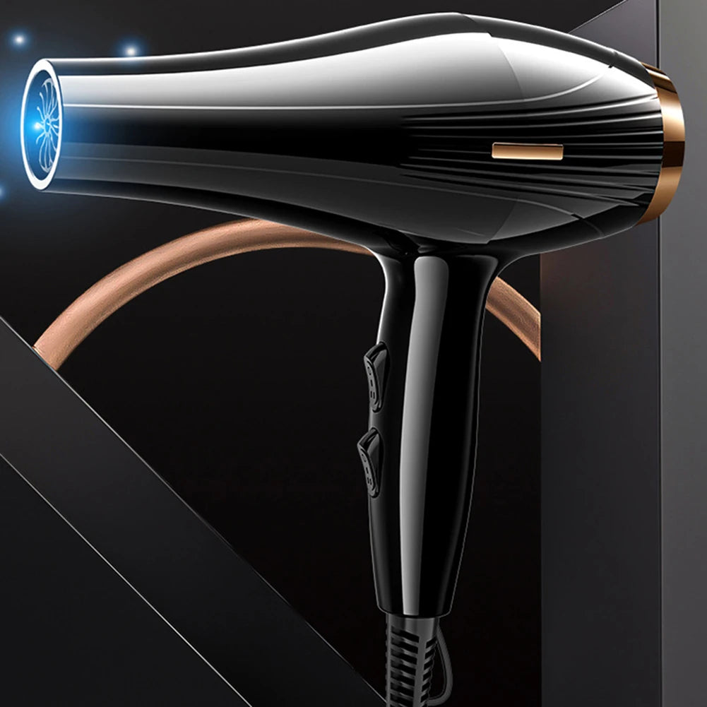 6 In 1 High-Powered Low Noise Hair Dryer Powerful Fast Dry Hot Cold Wind Hair Dryer For Home Travel Hair Styling