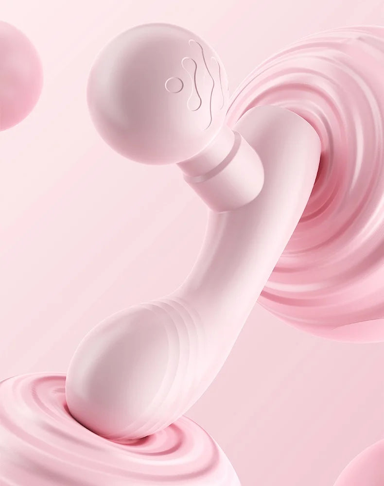 MINI Dual-Head Massager, Dual-Motor Vibration Massage Gun, Portable Charging Muscle Relaxation Massager