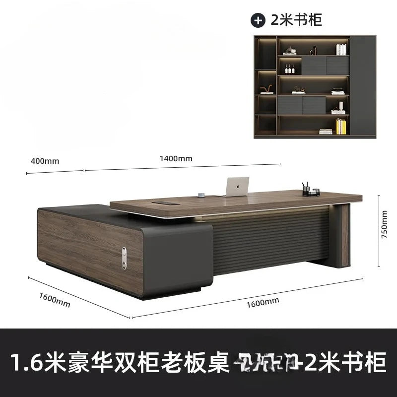 L Shaped Room Desks Computer Commercial Designer Cabinet Table Decoration Chairs Fancy Storage Beistelltisch Furniture