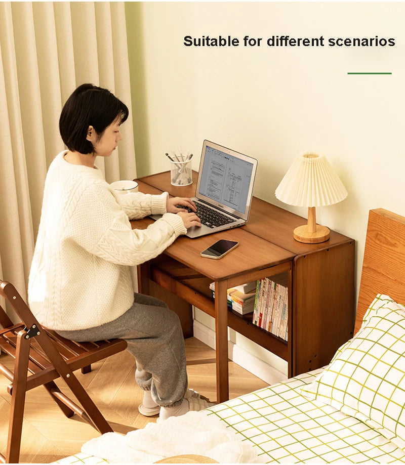 Folding Desk Computer Table Desk Student Household Small Desktop  Bedroom Bedside Writing Workbench