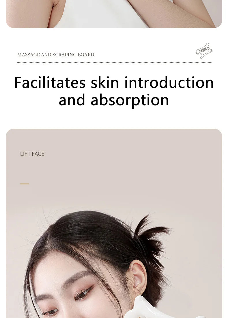 Body Shaping Non Ceramic Facial Muscle Pulling Eye Acupoint Massage Stick Body Sculpture Meridian Brush Stomach Pushing Scraper