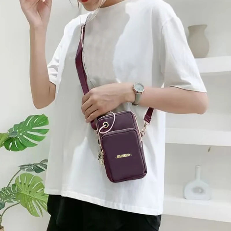Women's Crossbody Mini Bag, Vertical Wrist Wallet, Phone Pouch, Random Draw Direction, Fashionable and Practical Accessory