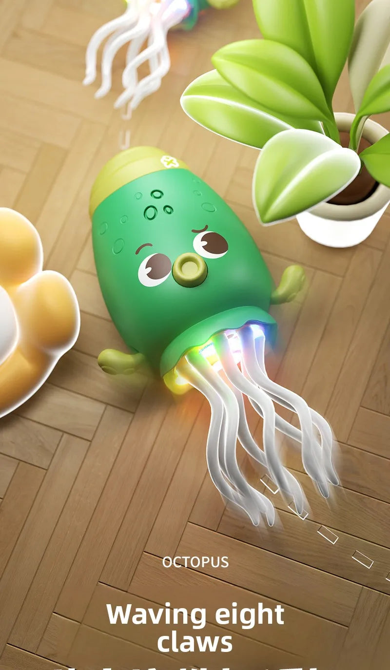 Dancing Octopus Electronic Pets Luminous Fidget Toys Interactive Antistress Stress Relief Toy for Toddler Baby Children Adult
