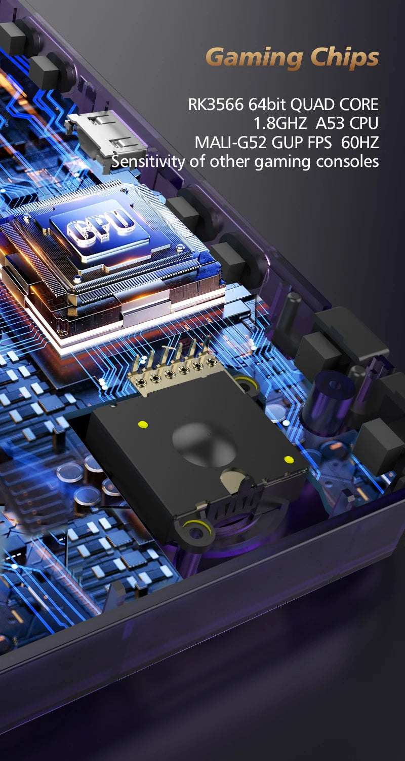 R36H open-source retro handheld game console cross-border Linux system 3.5-inch IPS full fit high-definition screen