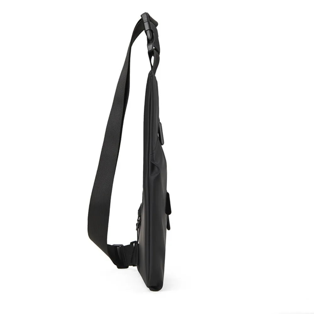 New Fashion Underarm Wrap Chest Bag Street-Style Nylon Waist Bag Solid Color Waterproof Crossbody Bag Outdoor