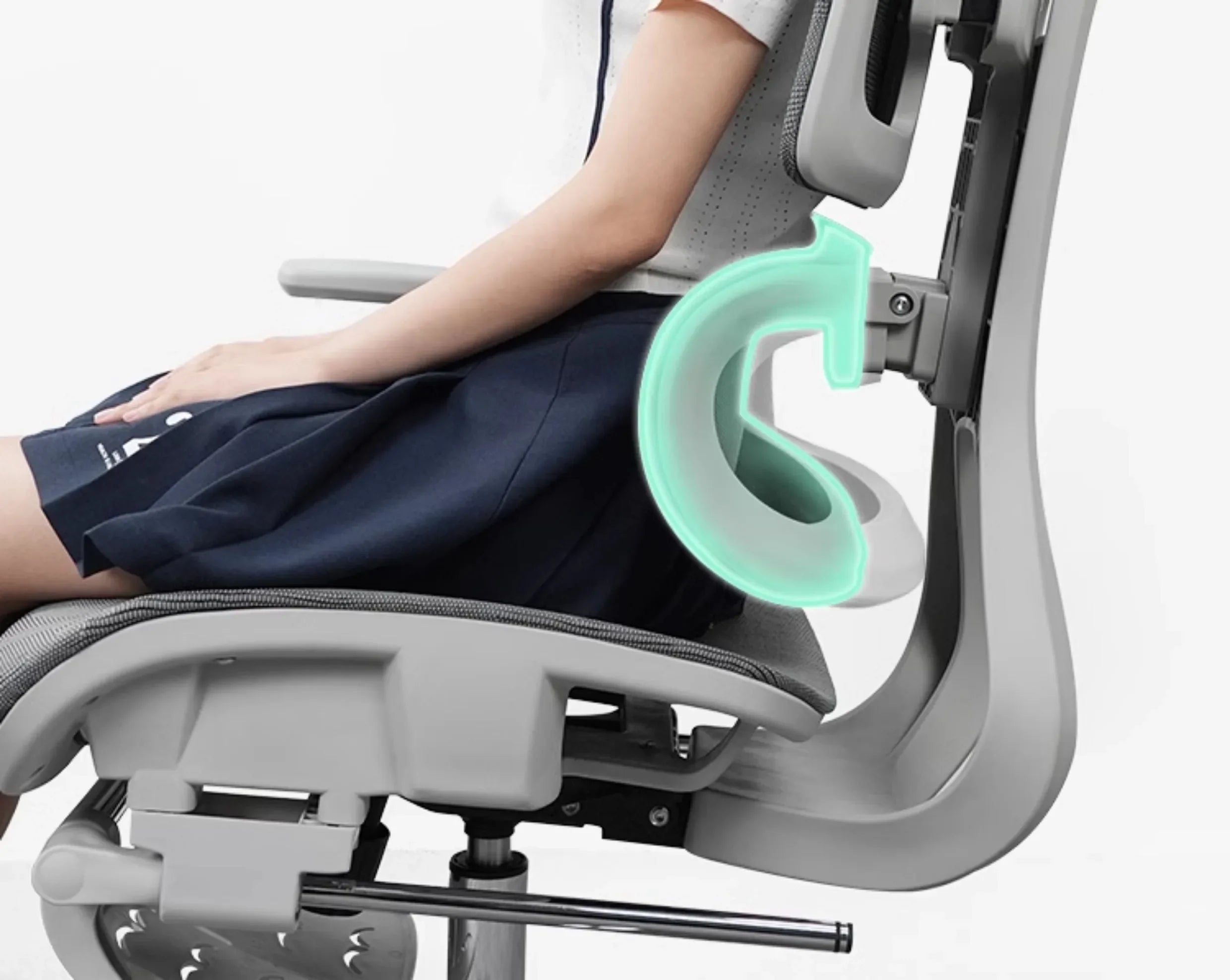 Ergonomic Lift Office Chair with Lumbar Support Household Gaming Esports Chair Household Computer Chair