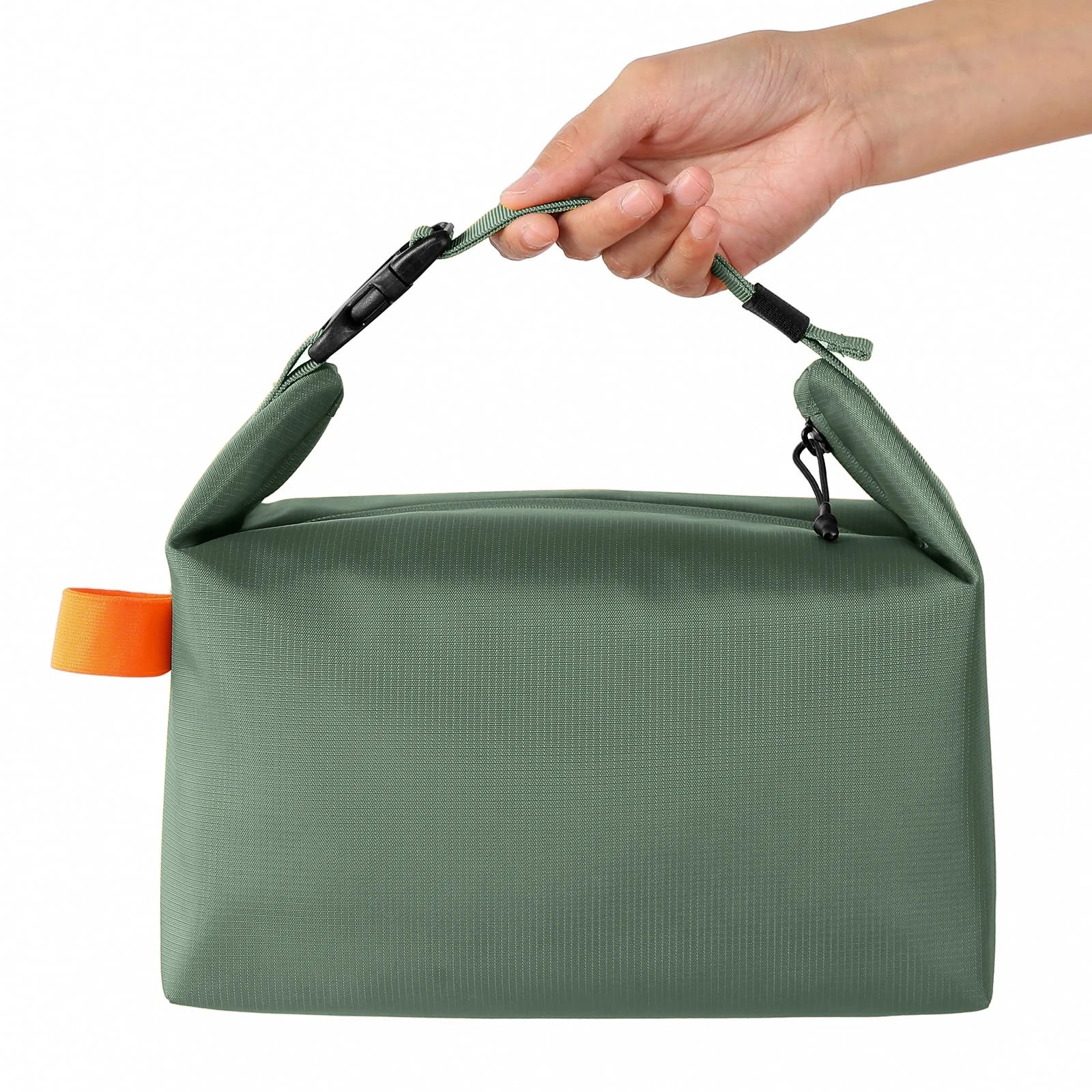 Fashionable and simple insulated bag, office worker, large capacity lunch box bag, student hand carrying bento bag.-A-ZMT