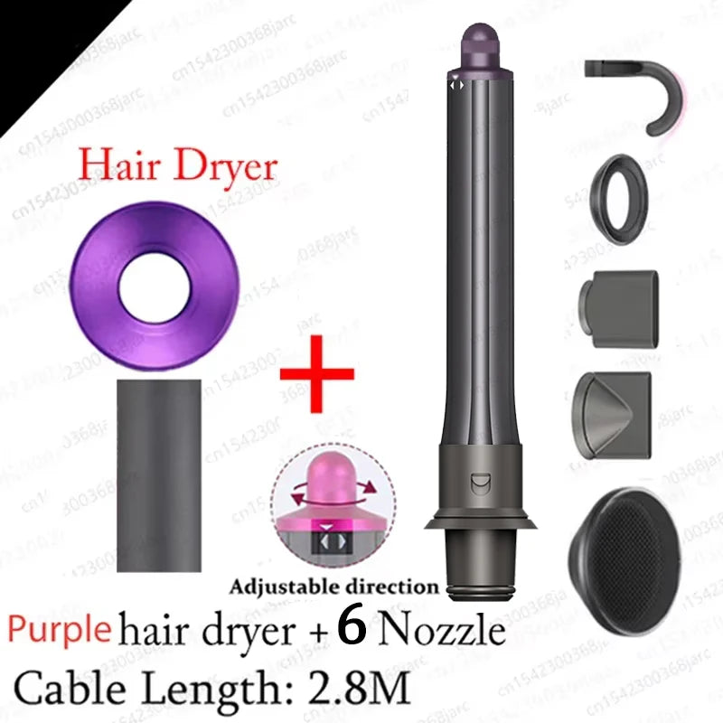 SenCiciMen Professinal Hair Dryer Negative Ion Blow Dryer Quick Dry Leafless Hairdryer Salon Home Constant Temperature Hair Care