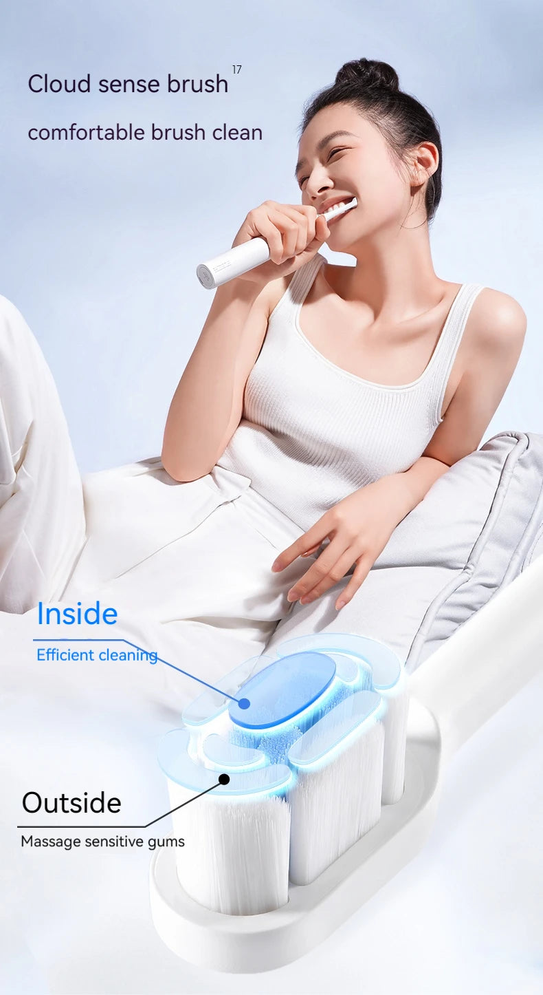 SOOCAS X3S Ultrasonic Electric Toothbrush IPX7 Waterproof Adult X3U Upgrade Smart Sonic Tooth Brush Upgraded USB Fast Chargeable