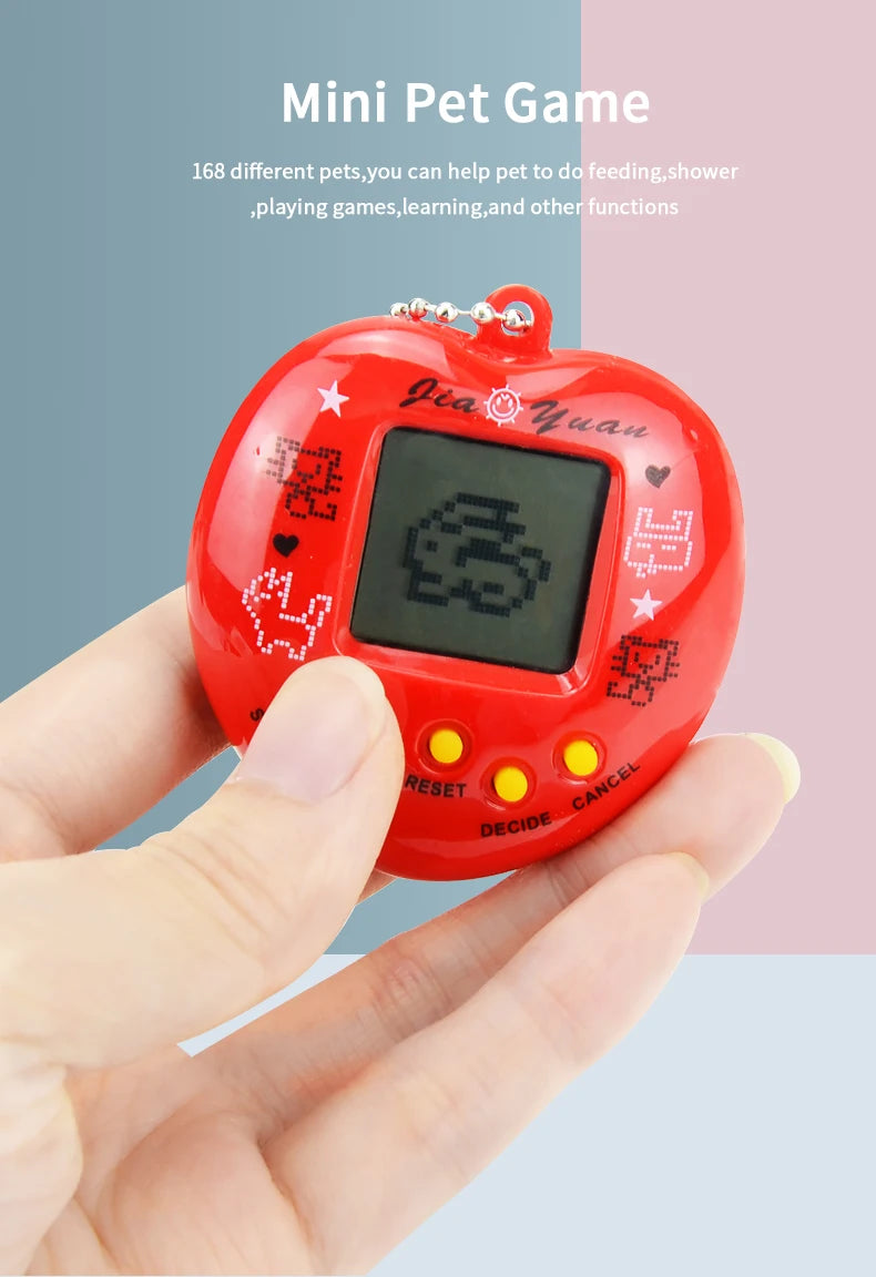 Kids Electronic Pets Game Tamagotchi Handheld Game Console Toy in Russian Original German Spanish Polish Virtual Digital Pet Toy