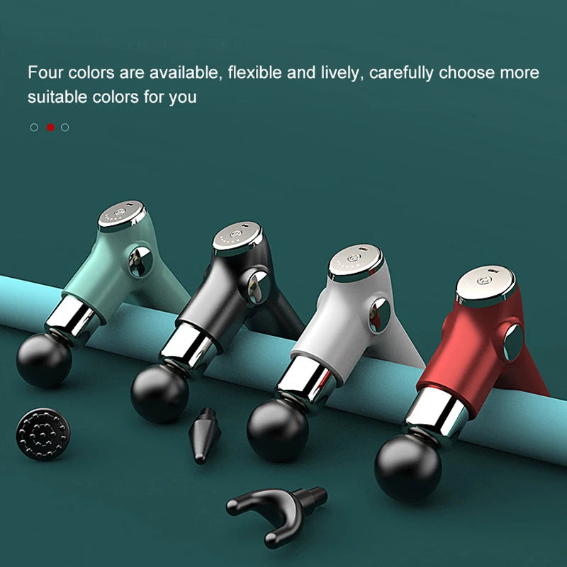 32 Speed LCD Body Massge Gun Vibration Neck Massager Portable Fitness Device For Body Neck Arm