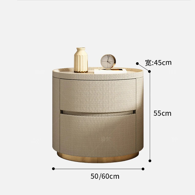 Luxury Modern Nightstand Minimalist Storage Nordic Italian Bedside Table Trendy Simple Muebles De Dormitorio Bedroom Furniture