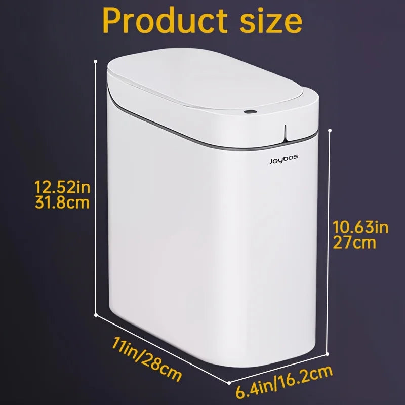 Smart Sensor Garbage Bathroom Trash Can Automatic Adsorption Bag Household Toilet Induction Waterproof Garbage Can Home Supplies