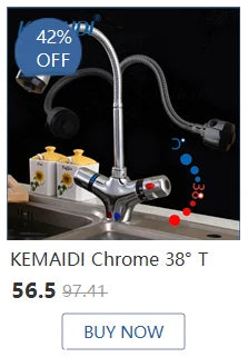 KEMAIDI Black Gold Shower Faucet Set Bathtub  4-way Mixer  Tap with Bidet and Shelf  Bathroom Rainfall Shower Systerm Wall Mount