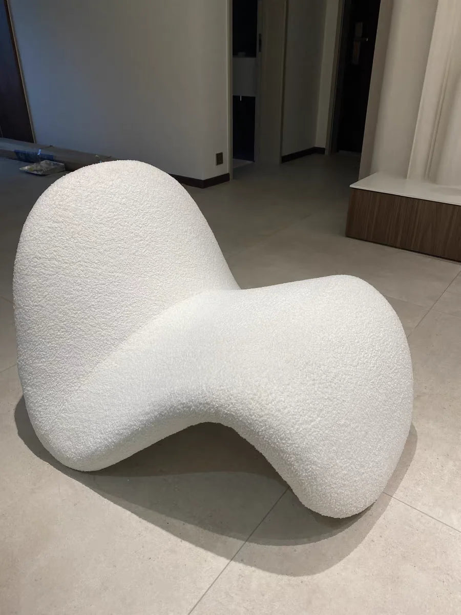 Lazy Sofa Bedroom Balcony Lying Small Single Creative Special-shaped Tongue Chair Dropshipping MOOJOU