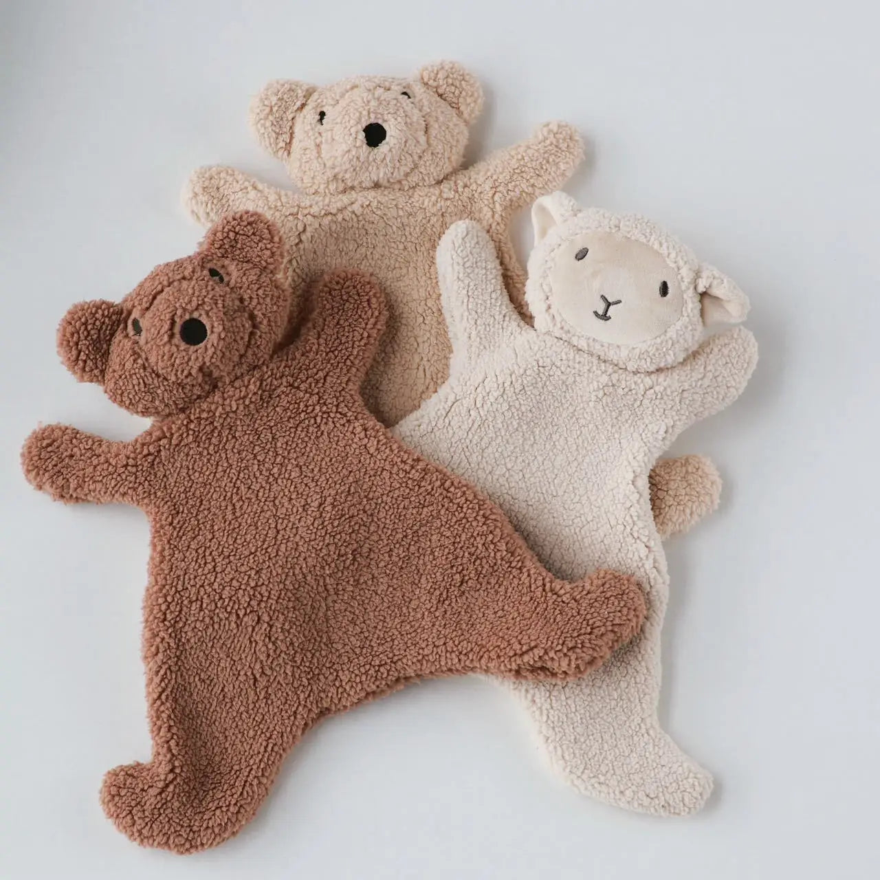 Baby Soothing Doll for Newborn Accessories Photography Props Cute Bear Baby Sleeping Doll Baby Care Soft Plush Dolls