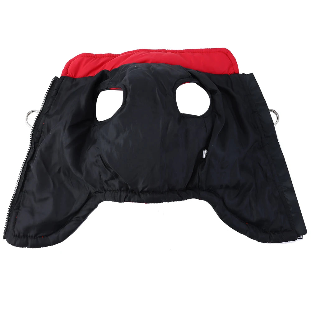 Waterproof Pet Vest Coat For Winter Warm Dog Jacket For Small Meidum Dogs Reflective Puppy Outfits With D-ring Chihuahua Apparel