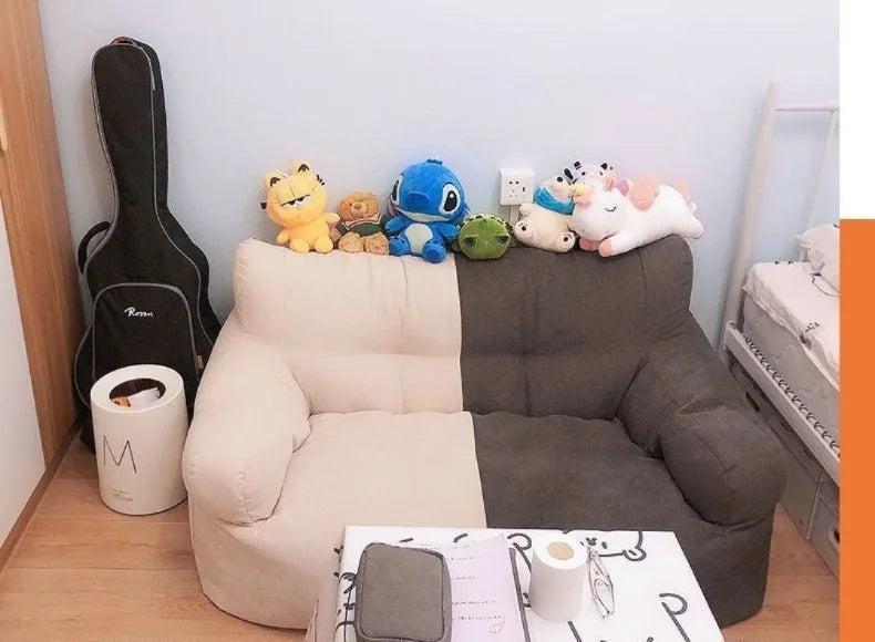 Lazy Bean Bag Sofas Giant Comfortable Beanbag Sofa Double Cute Fluffy Living Room Couches Large Modern Bedroom Tatami Couch