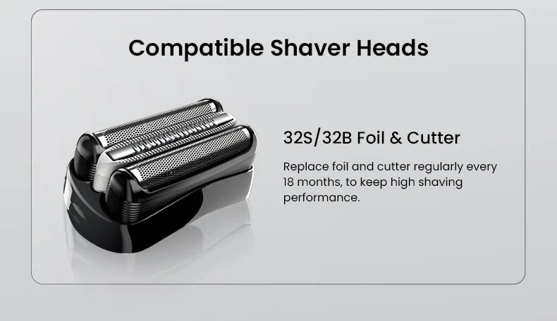 Braun Electric Shaver 3 Series ProSkin 3040S 3010S Reciprocating Shaver For Men Shaving Machine With Trimmer 100-240v