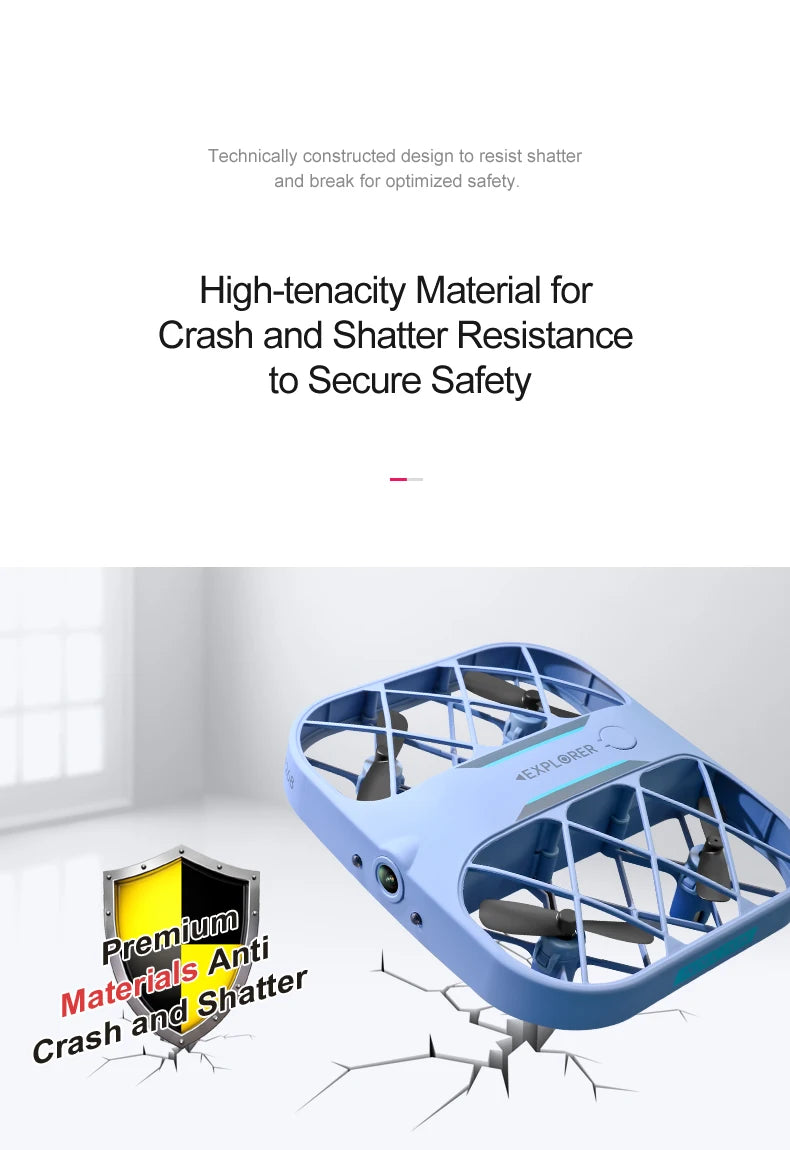 JJRC H107 Dron 8k Drone Quadcopter with /no Camera Hd Wifi Fpv Drones 4K Remote Control Helicopter Plane Pocket UFO for Boys