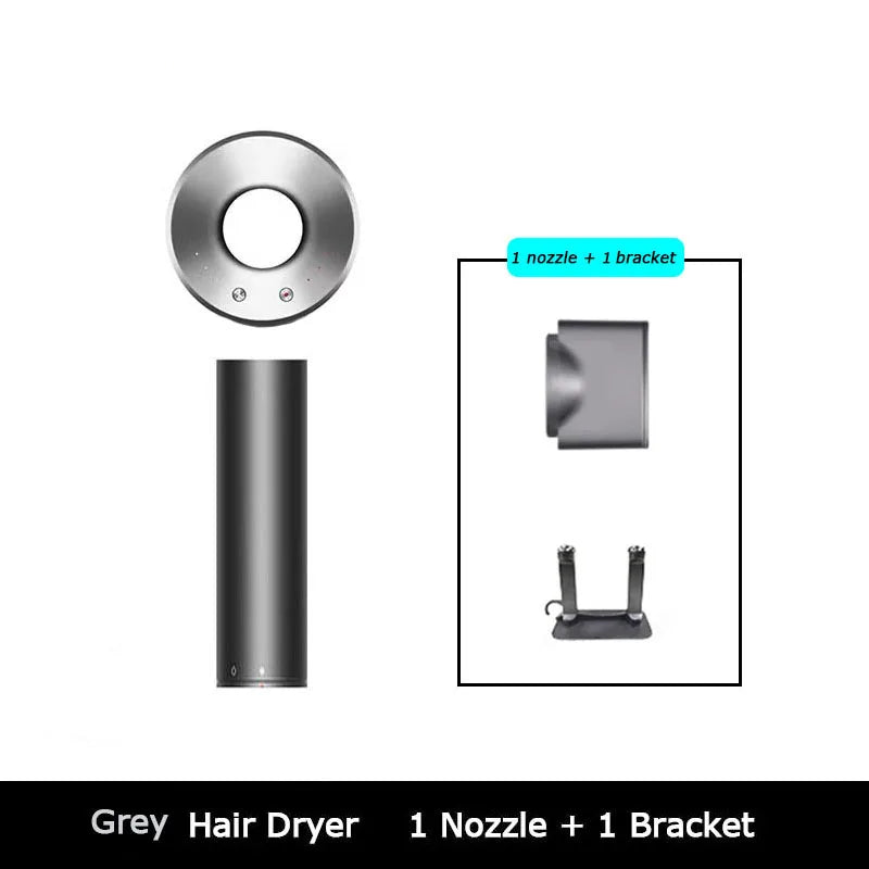 Leafless Hair Dryer New Professional With Flyaway Attachment Negative Ionic Premium Hair Dryers Multifunction Salon Style Tool