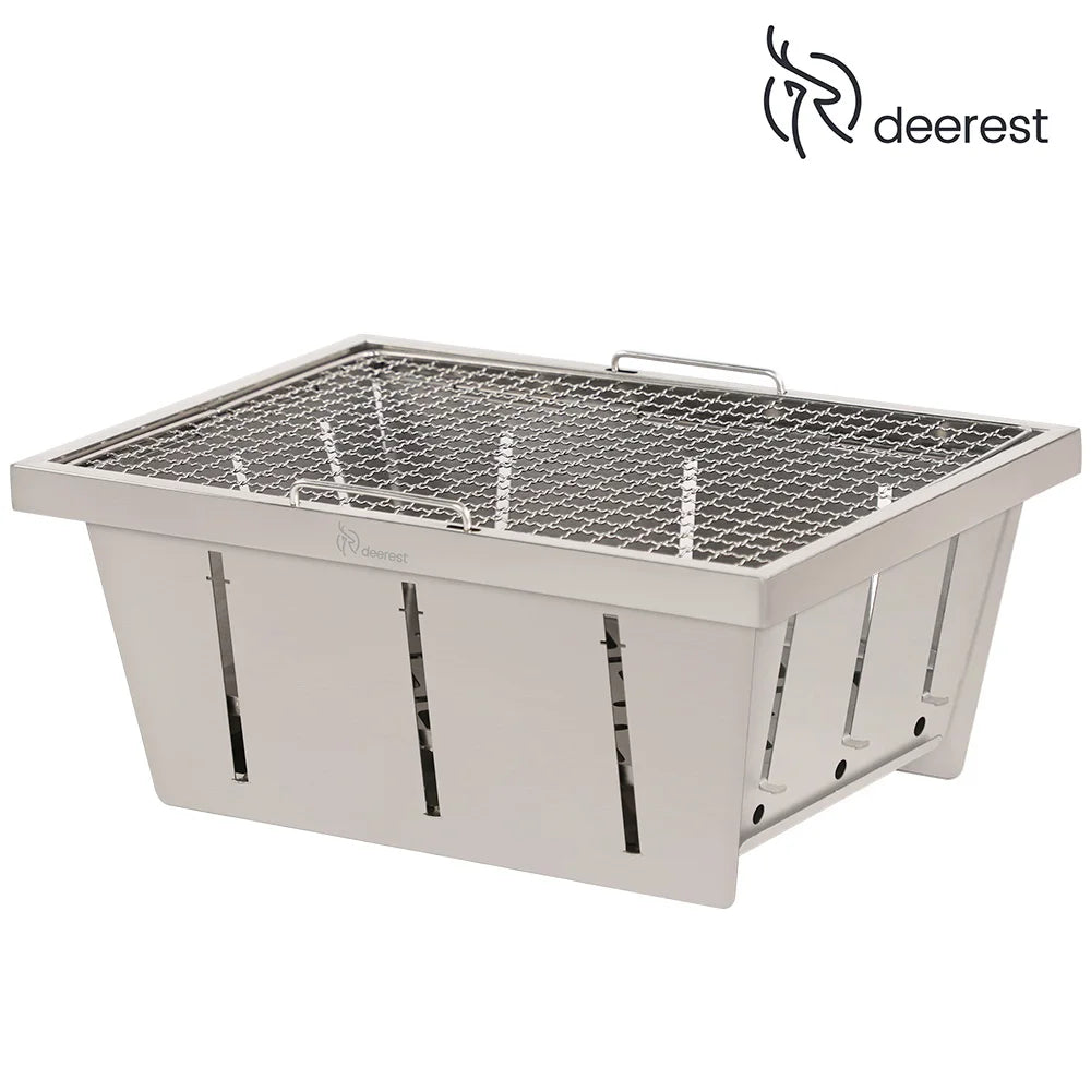 2-Unit Folding Camping Table, Aluminum Top Modular & Expandable, Lightweight, Compact, Durable, IGT Outdoor Table