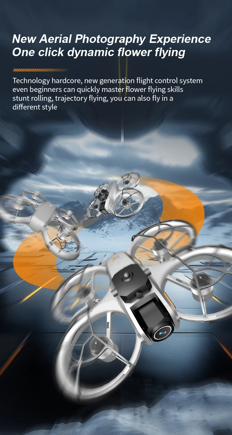 Professional Mini RC Drone 4K WIFI FPV HD Aerial Photography Brushless motor Optical Flow Positioning Dual Camera Quadcopter Toy