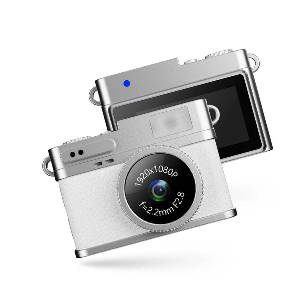 Digital Camera 1080P Retro CCD Mini Cam with Screen Indoor Outdoor Sports Portable Vintage Very Small Camcorder Video Recorder