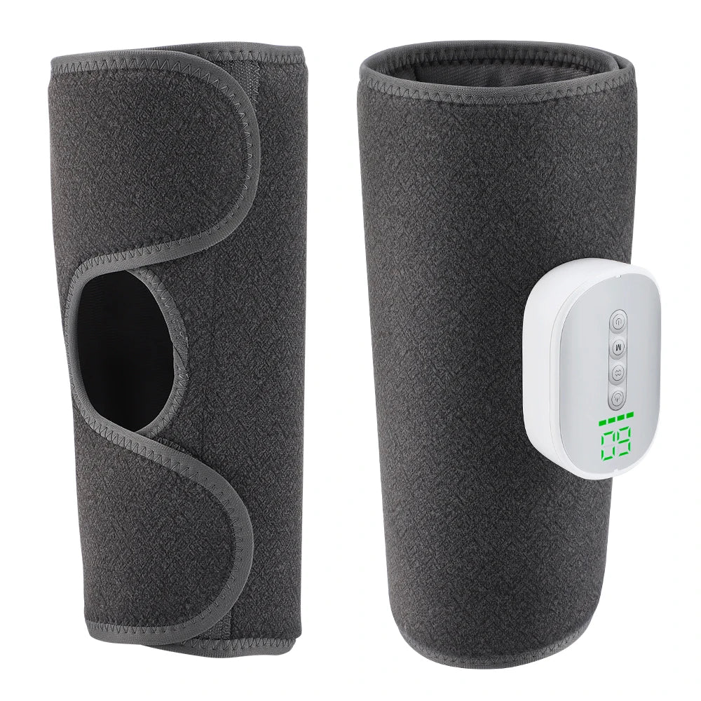 Eletric Air Pressure Calf Massager Wireless Heating Leg Massage 4 Modes Airbag Compresstion Relax Foot Muscle Relieve Fatigue