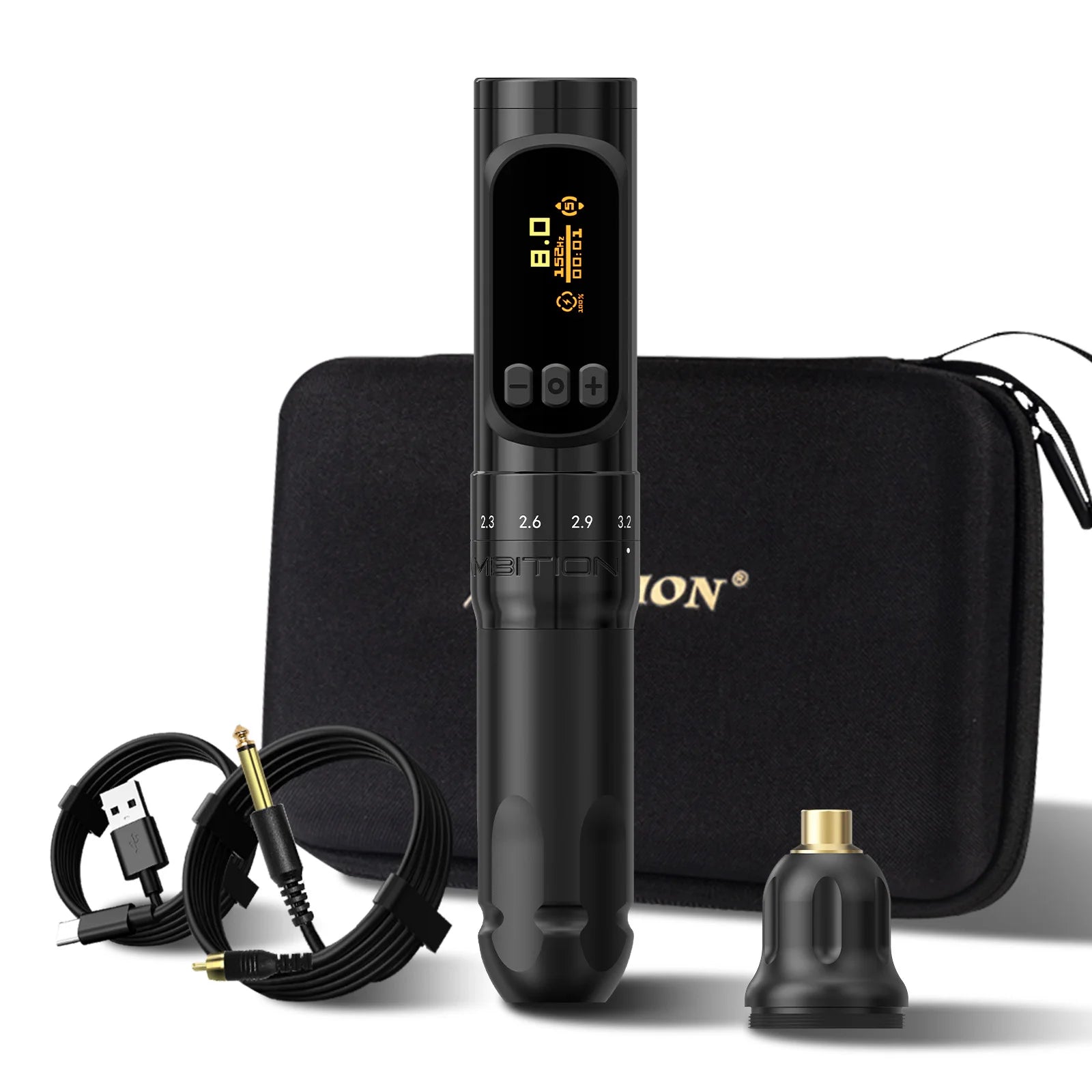 Ambition Sally 270 Wireless Tattoo Machine adjustable Rotary Pen Stroke 2.0-3.5mm Permanent Makeup Coreless Motor Tattoo Suppy