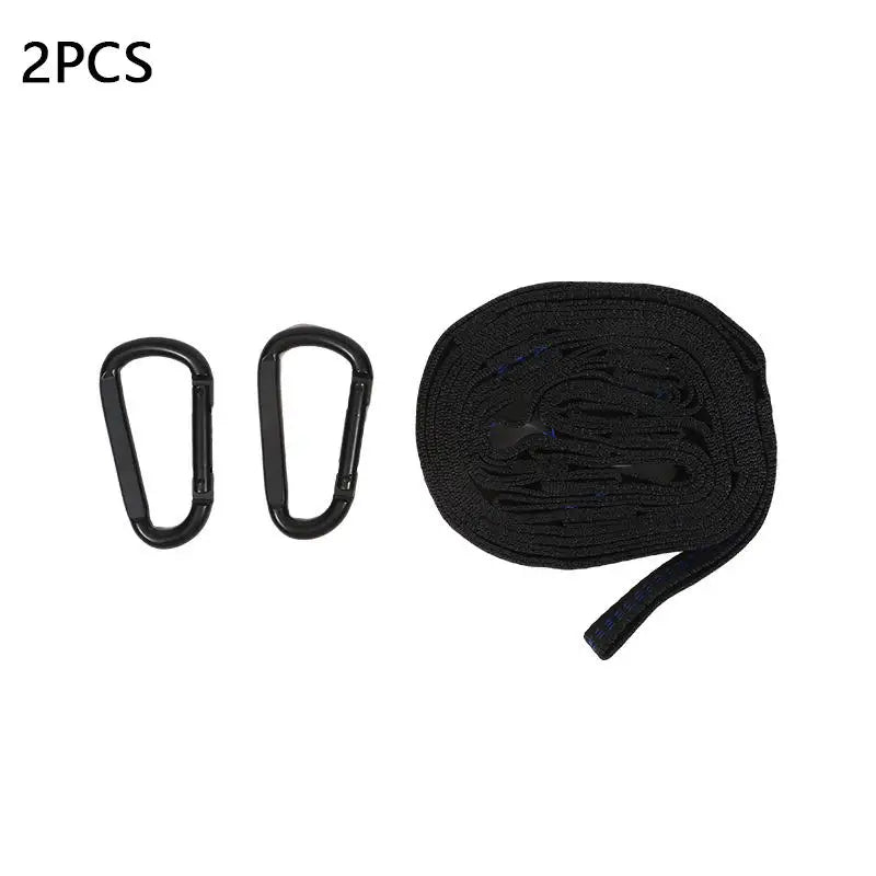 2Pcs High Bearing Capacity Hammock Straps 600lbs Breaking Strength Polyester Hammock Belt Rope 5 Ring Correias De Poliéster