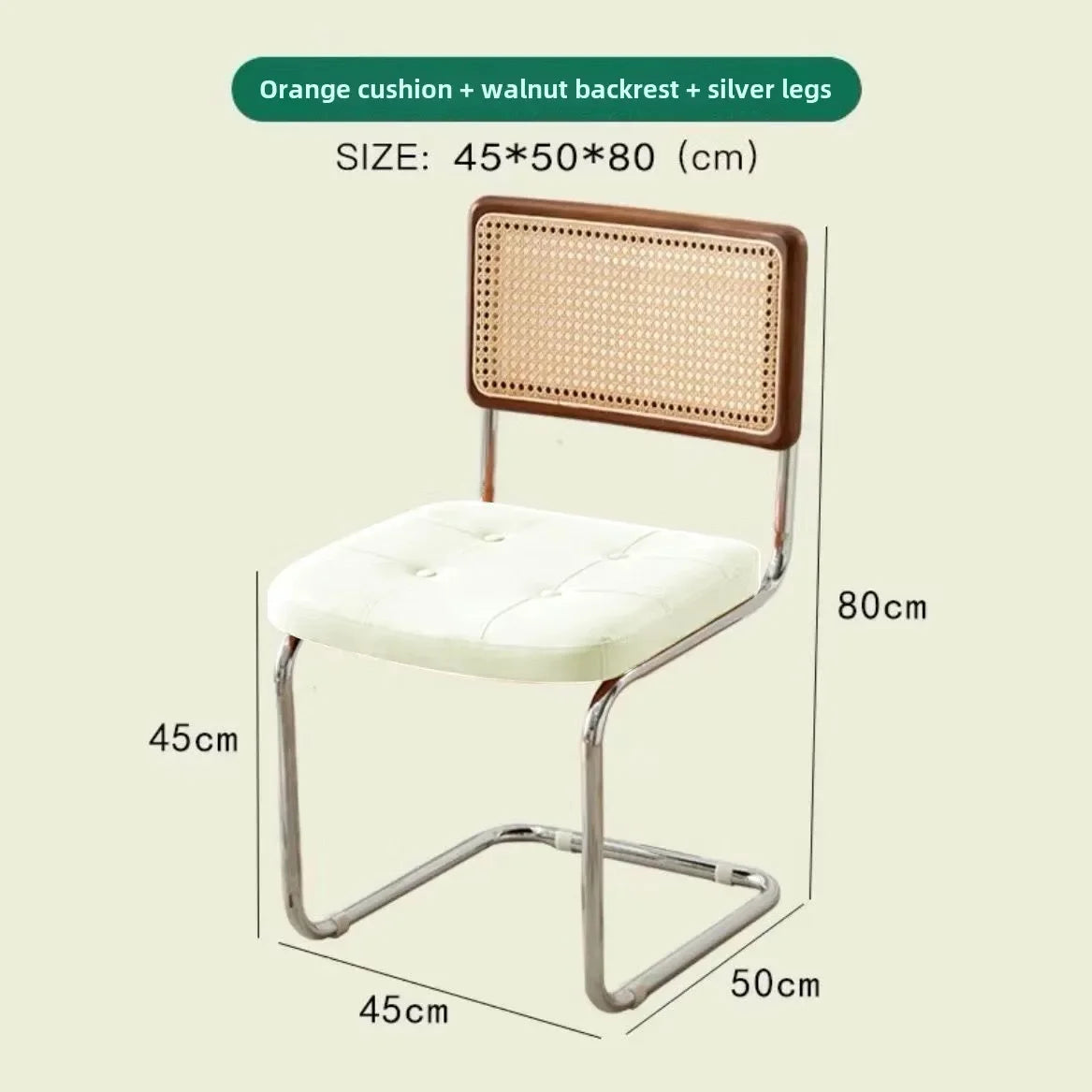 Kitchen Rattan Nordic Dining Chair Cesca Wooden Salon Design Ergonomic Dining Chair Modern Luxury Cadeira Home Furniture WK50DC