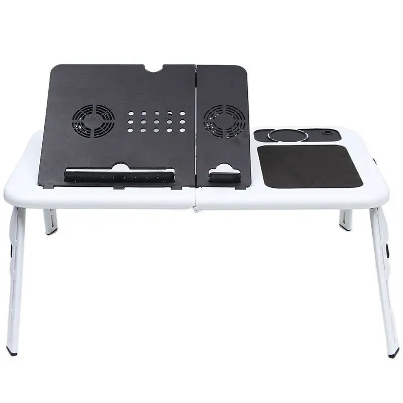 Laptop desk Multifunctional notebook computer table stand-type folding computer table USB cooling bed notebook computer stand