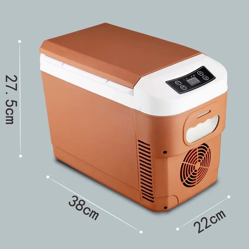 8L Car Home Dual-use Refrigerator Small Refrigerated Refrigerator Cold And Hot Dual Energy Refrigerator Fridge Mute Low Noise