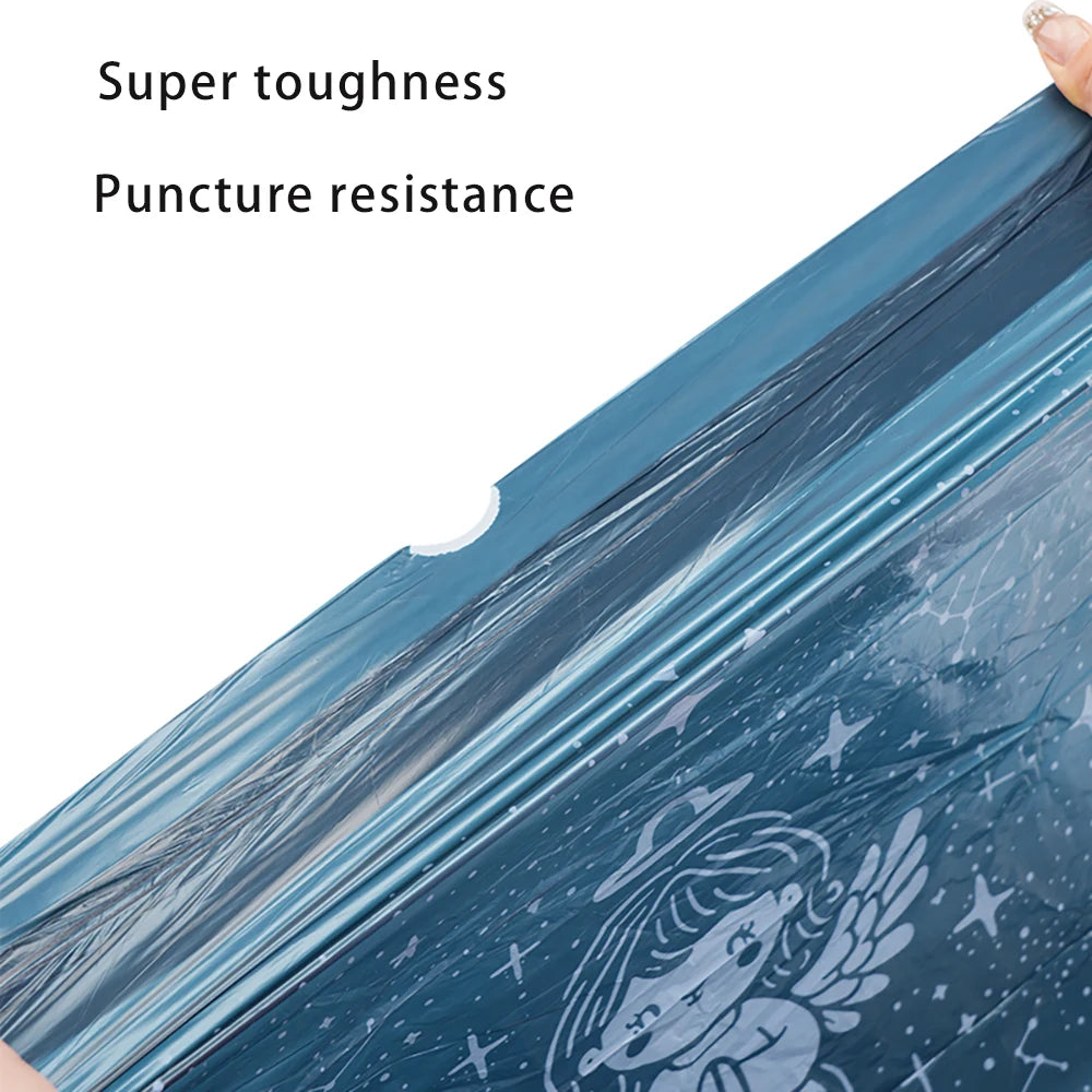 Non tear drawstring garbage bag for household use, handheld, thickened with rope, kitchen bucket, pocket cleaning