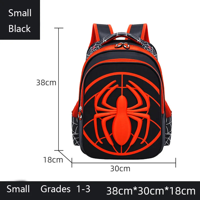 Spider Backpack+Pencil Case Set for Boys School Bag Elementary for Kids School Bag Cartoon Waterproof Primary Backpack