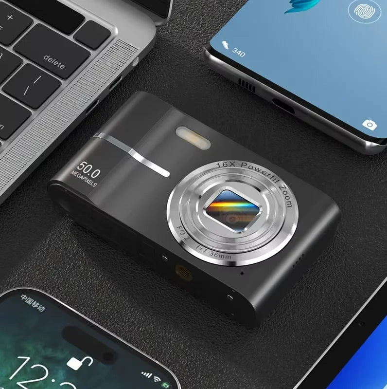 Xiaomi 4K Digital Camera 50MP 16X Student Camera Outdoor Anti-Shake Digital Video Camera Flash Video Recorder Small Video Camera