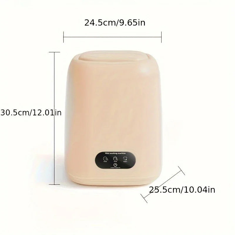 Mini Fully Automatic Portable Washing Machine with Spin Dryer 220V for Underwear Children Clothes
