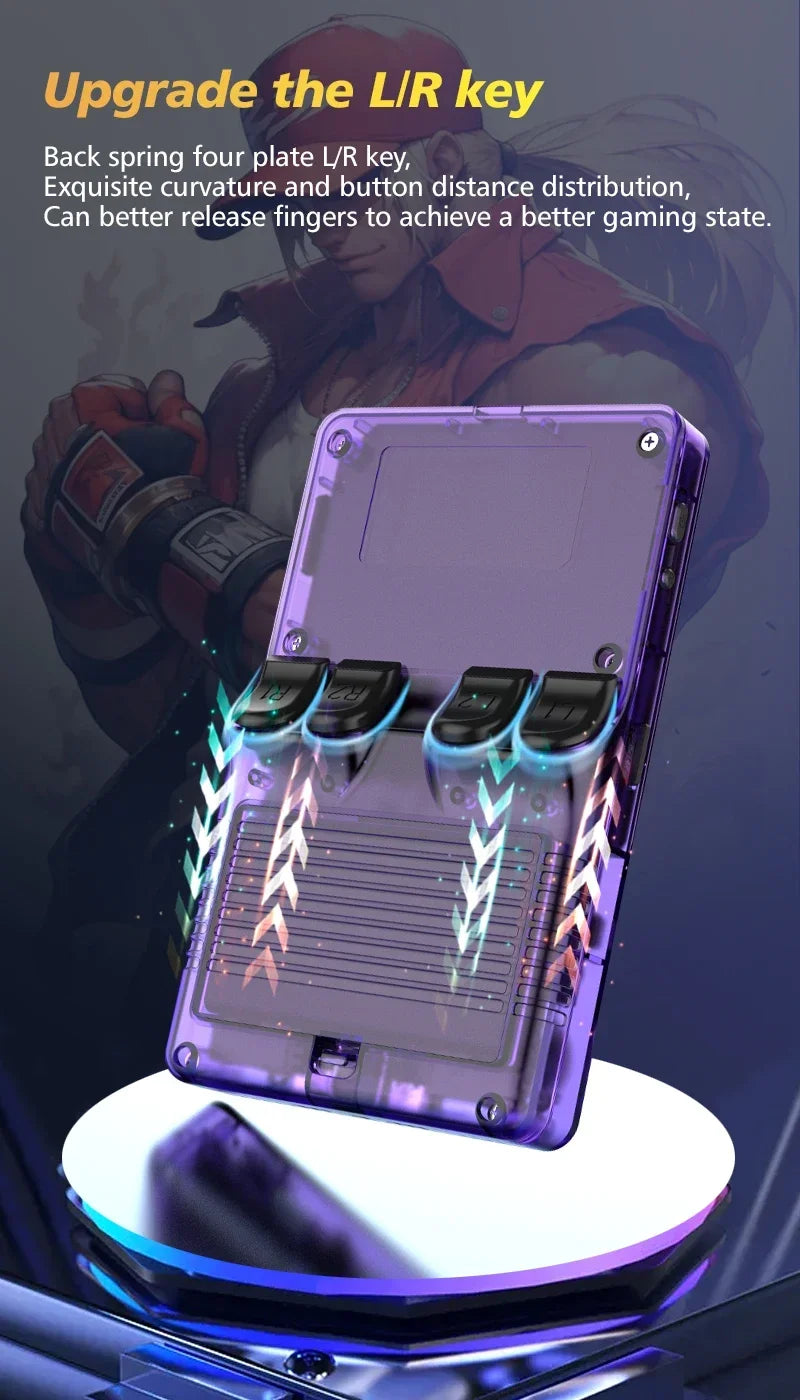 TOP Sale 4"IPS Big Screen R36S Plus Retro Handheld Game Console Linux 64-bit System RK3326 Portable Pocket ARKOS 2.0 R36SPLUS