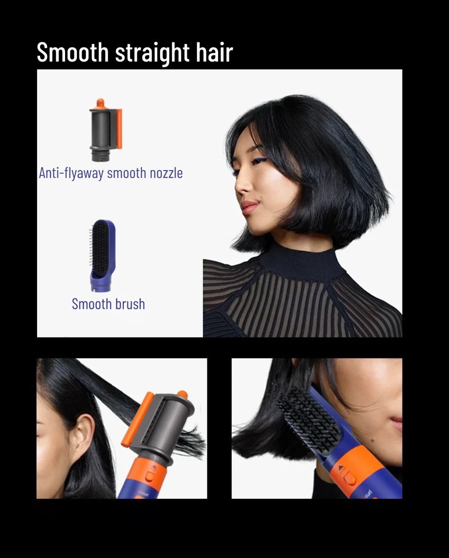 6 In 1 Hair Styler New Smooth Hair Dryer For Hair 6 in 1 hair styler With Curling Barrel Hot Air Brush Styling Tool MultiStyler
