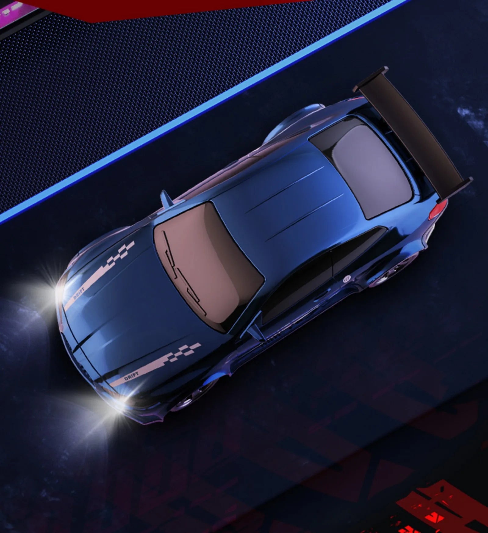 KF20 1:64 RC Drift Car 2.4G High-Speed Racing Car Four-Wheel Mini Desktop Remote Control Car Electric Toy Electric Toy Kids