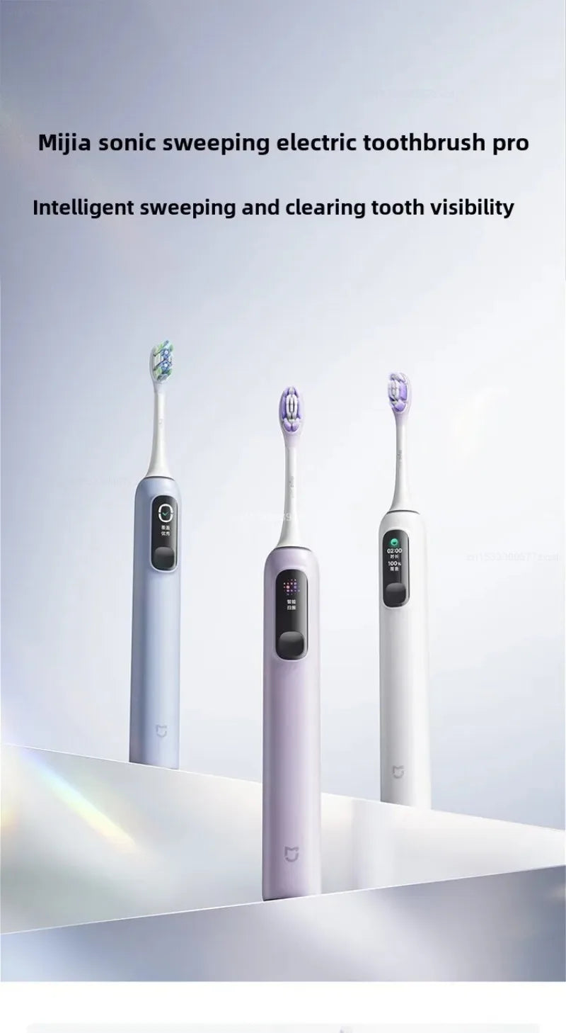 New Xiaomi Mijia Sonic Sweep Vibration Electric Toothbrush Pro Intelligent Tooth Surface Recognition Digital Display Reminder