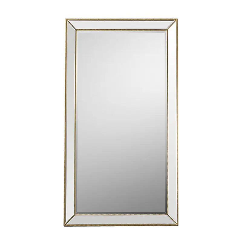 Full Length French Style Mirror Decoration Wall Living Room Aesthetic Mirror Luxury Vintage Floor Standing Espelho Accessories