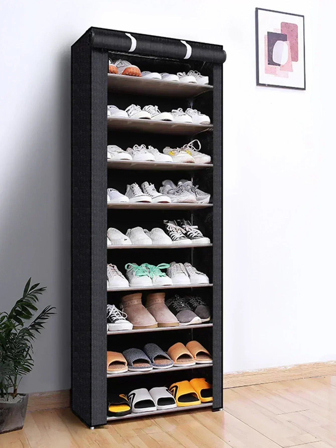 Multi-tier Combination Shoe Rack Home Bedroom Living Room Dustproof Storage Shoe Cabinet Dormitory Simple Shoe Organizer
