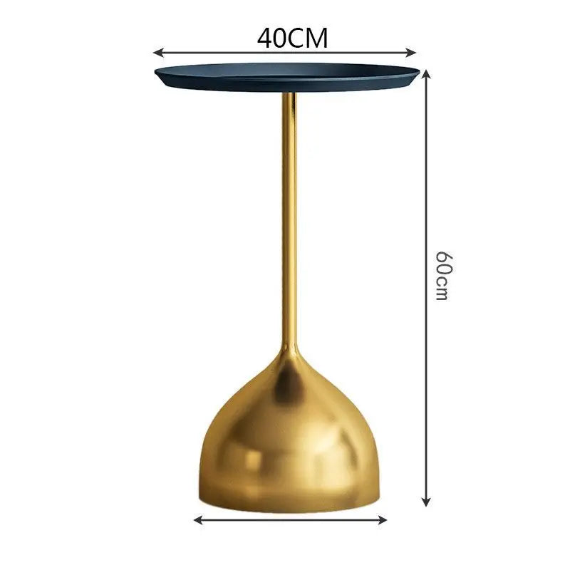 Creative Living Room Side Table Wrought Iron Small Coffee Table Balcony Tea Table Modern Simple Round Living Room Side Tables