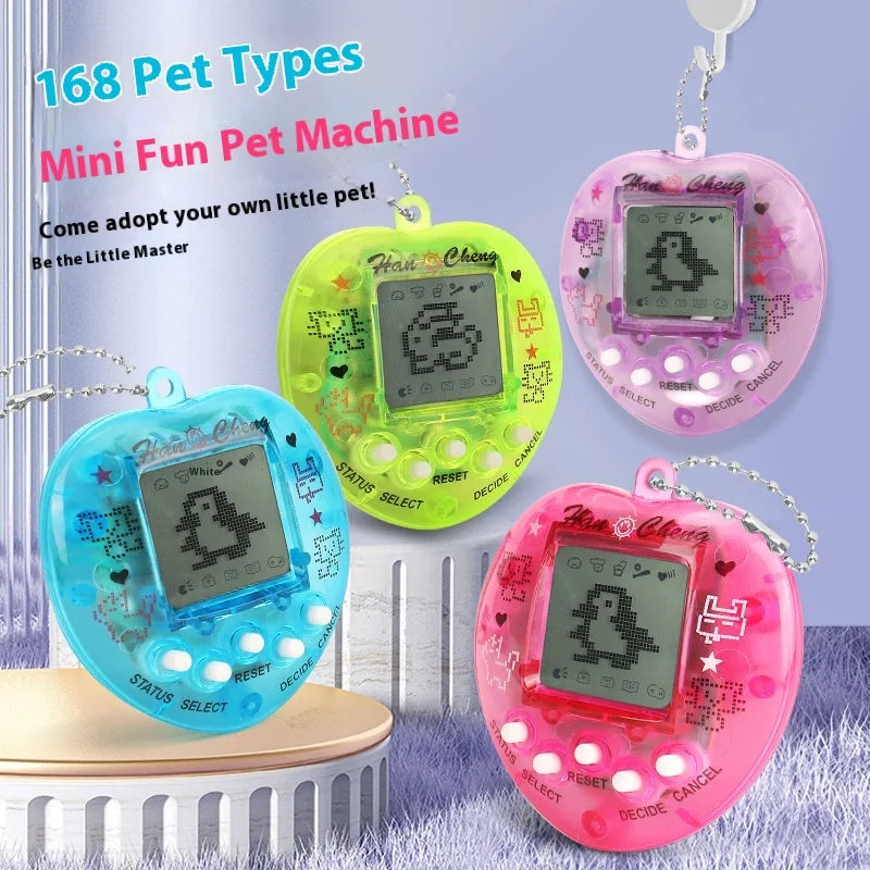 Hot Selling Electronic Pet Machines Handheld Mini Nostalgic Game Consoles Children'S Puzzle Toys, Hanging Decorations Gifts