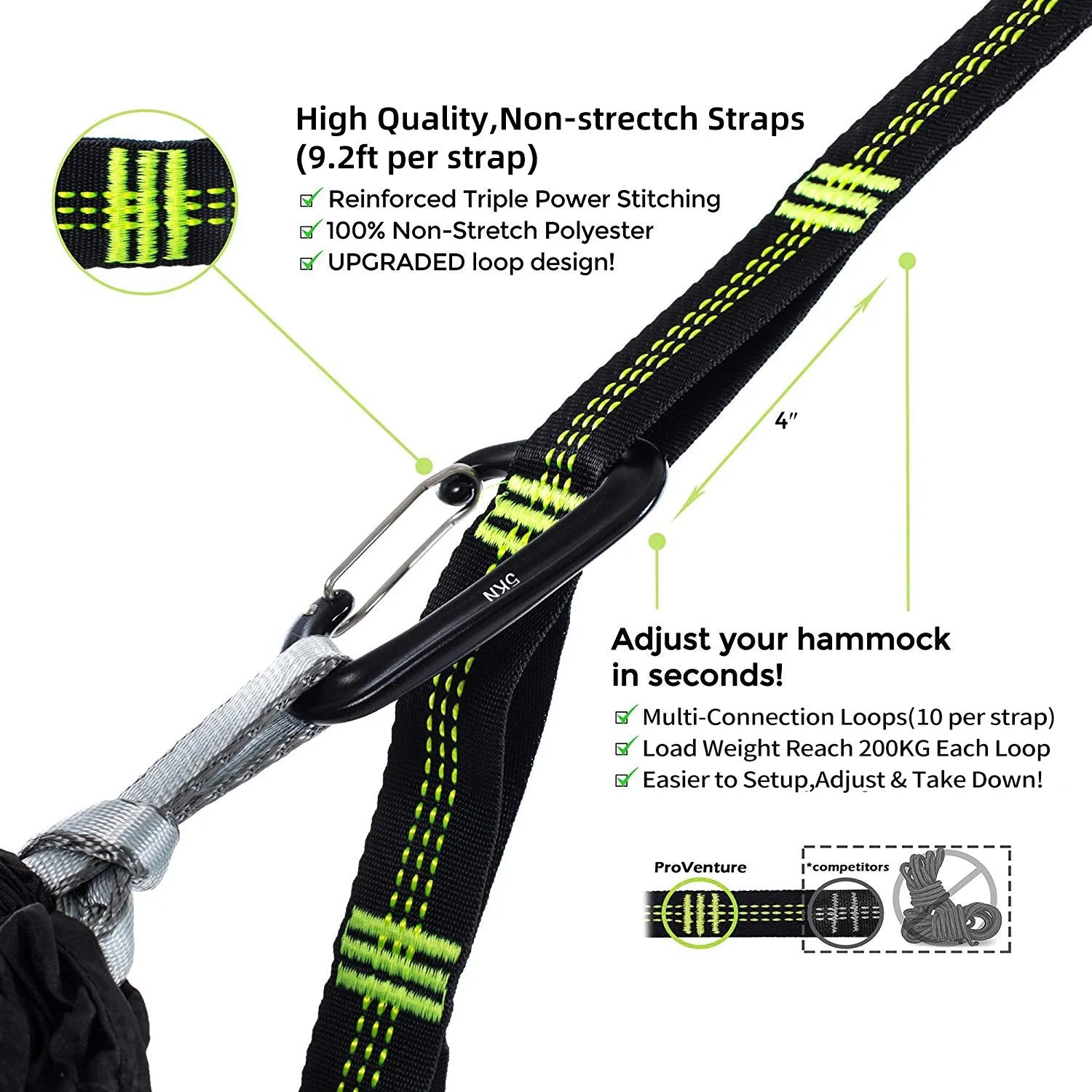 Travel Mosquito Net Hammock, Waterproof, Outdoor Camping, Hiking, Integrated Tent